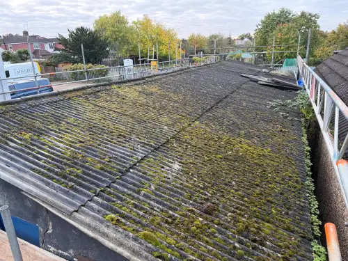 Click Here To Enlarge This Photo Of 100mm Kingspan Composite Roof Installation