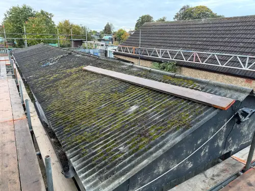 Click Here To Enlarge This Photo Of 100mm Kingspan Composite Roof Installation