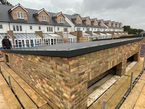 Click Here To Enlarge This Photo Of Strip & Re-Sheet of 100mm Kingspan Composite Wall Panels