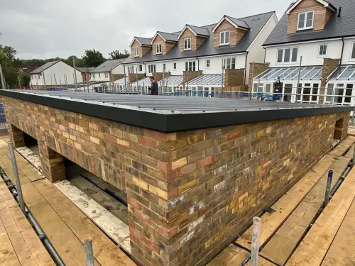 Click Here To Enlarge This Photo Of Strip & Re-Sheet of 100mm Kingspan Composite Wall Panels