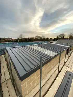 Click Here To Enlarge This Photo Of 100mm Kingspan Composite Roof System