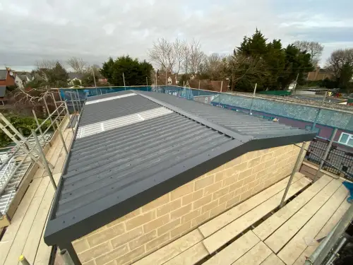 Click Here To Enlarge This Photo Of 100mm Kingspan Composite Roof System