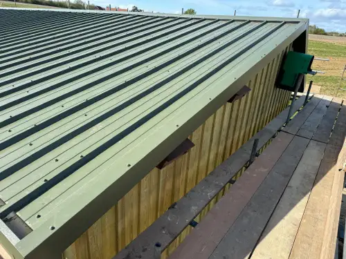 Click Here To Enlarge This Photo Of Single Skin Anti-Condensation Roofing