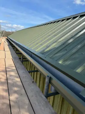 Click Here To Enlarge This Photo Of Single Skin Anti-Condensation Roofing