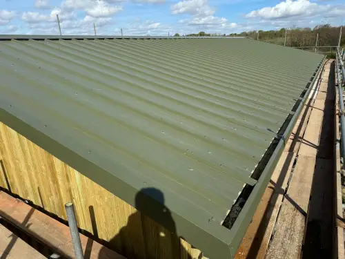Click Here To Enlarge This Photo Of Single Skin Anti-Condensation Roofing